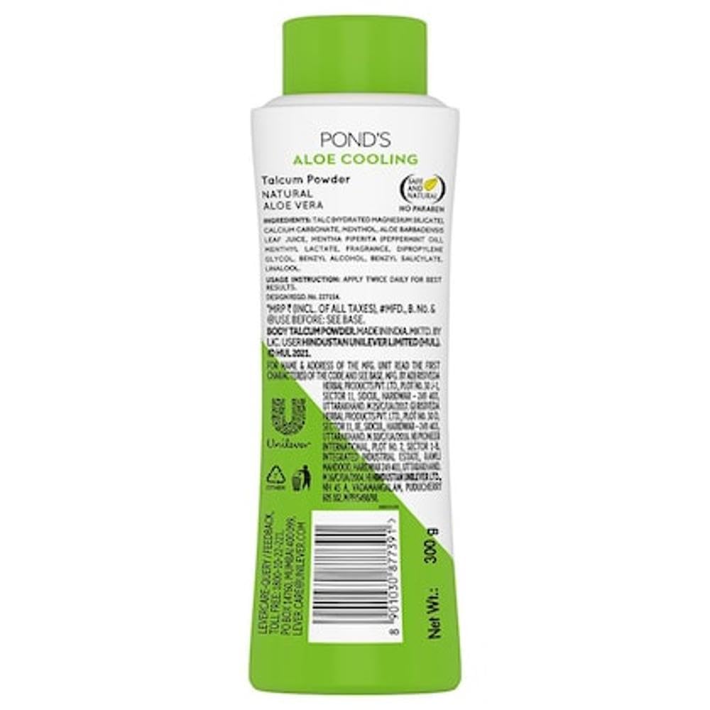 Ponds Aloe Cooling Talc Powder - 300 gm