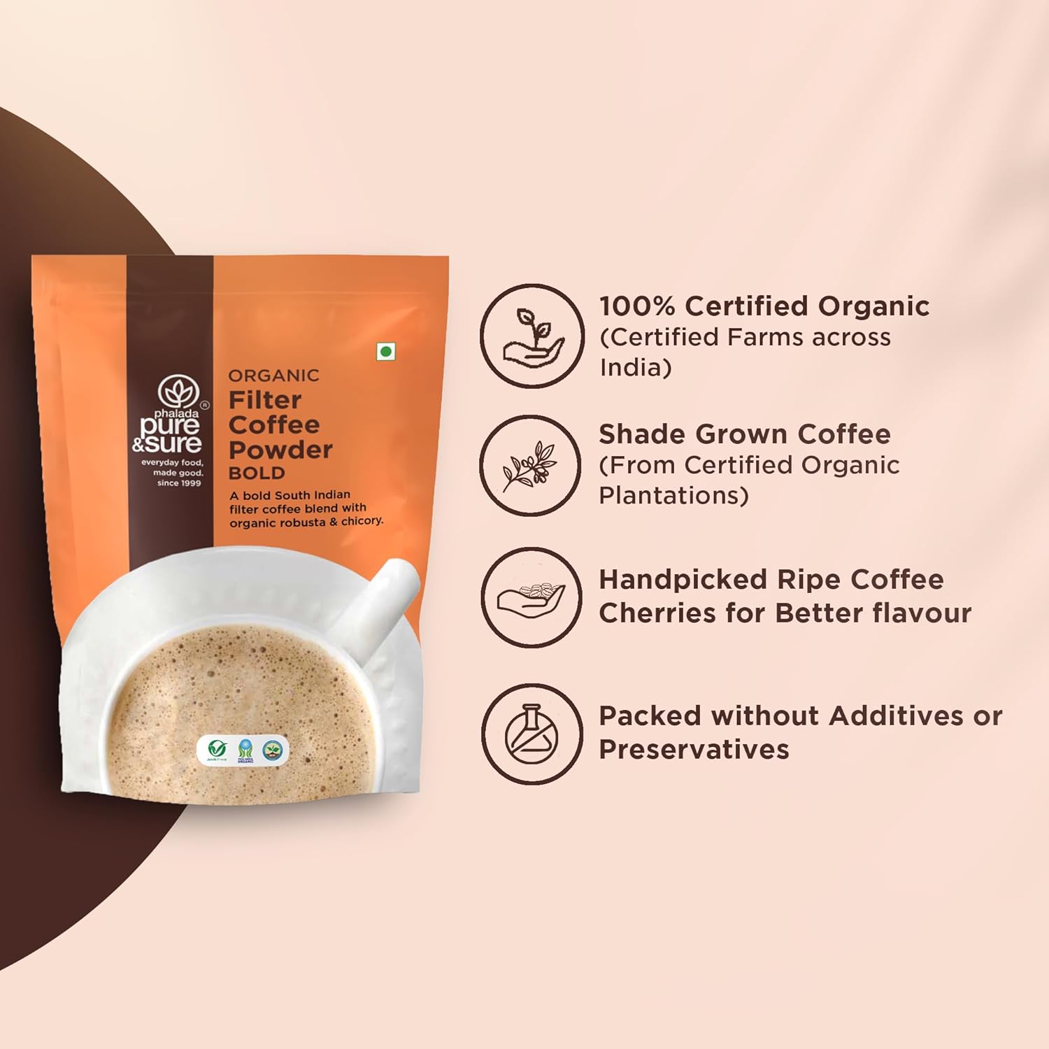 Pure & Sure Organic Coffee Bold - 200 gm