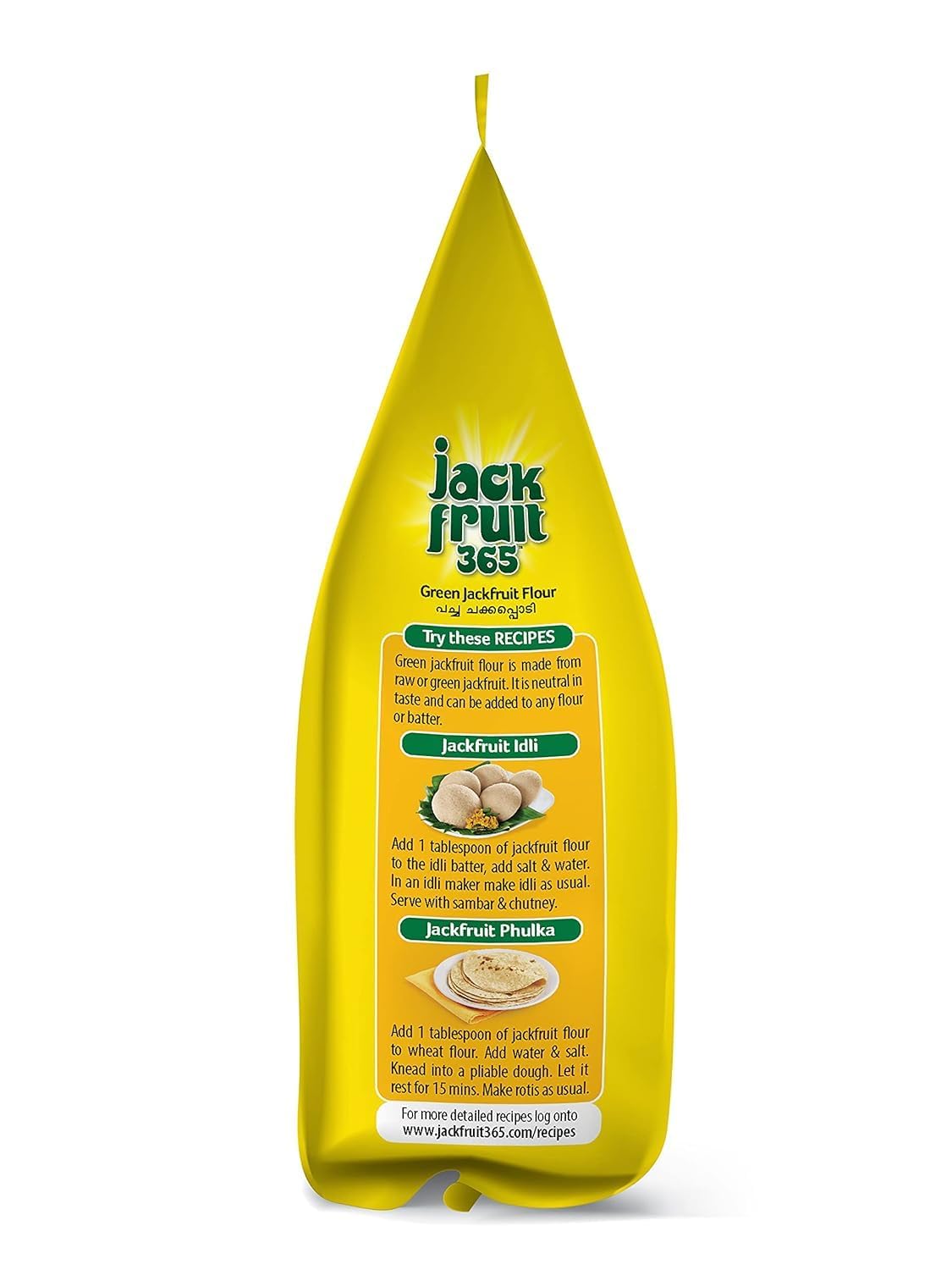 Jackfruit365 Green Jackfruit Flour | Helps To Manage Blood Sugar Levels | Rich Source of Soluble Fiber and Protein - 400 gm