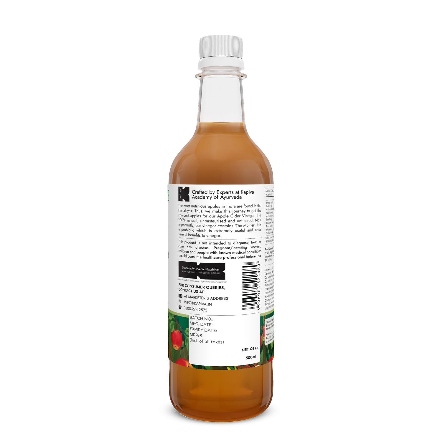 Kapiva Ayurveda Organic Apple Cider Vinegar - 500 ml