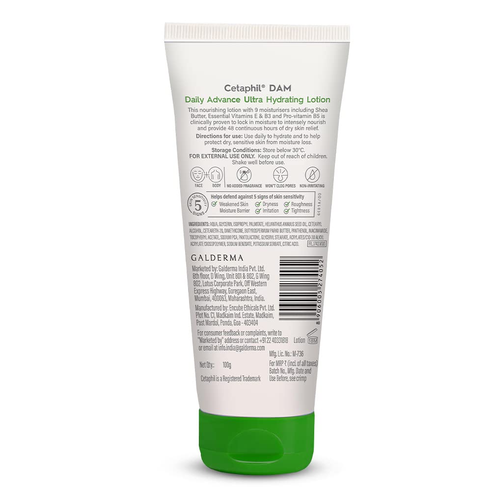 Cetaphil Oily Skin Cleanser & Hydrating Combo For Sensitive Skin - Combo - 125ml + 100gm