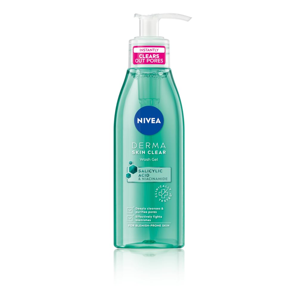 Nivea Derma Skin Clear Face Wash Gel - 150 ml