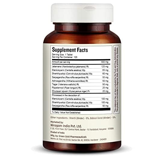 Nirogam Sleepmitram Tablets - 120 Tablets