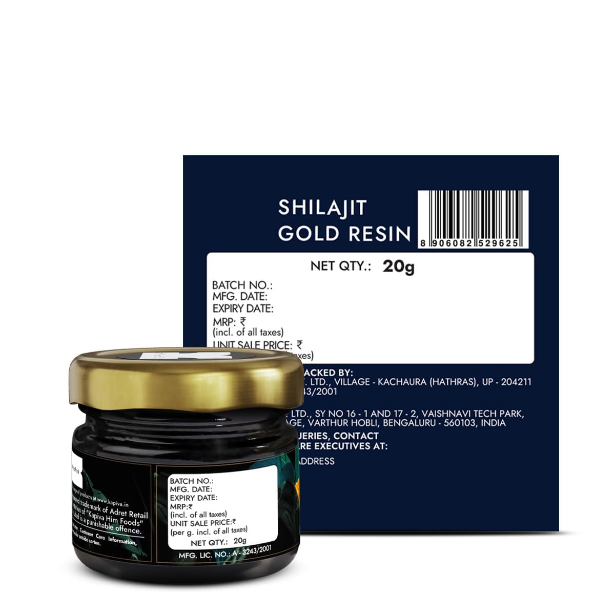Kapiva Ayurveda Sj Gold Resin - 20 gm