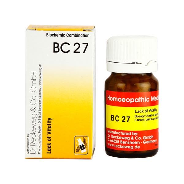 Dr. Reckeweg Bio-Combination 27 (BC 27) Tablets - 20 gm