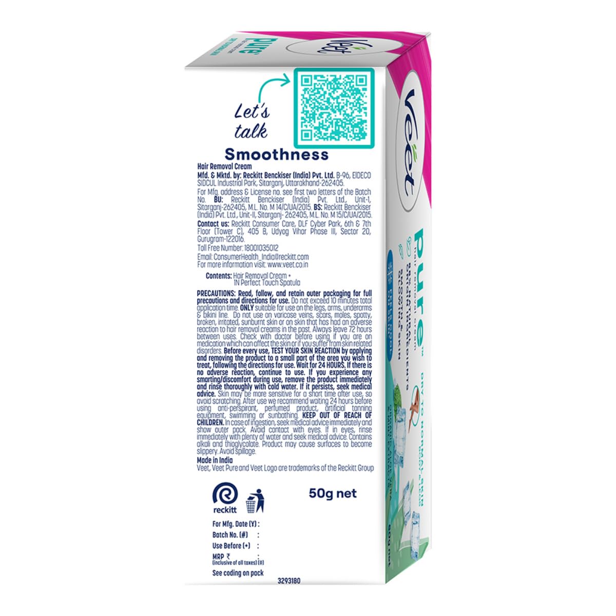 Veet Hair Removal Cream - 50 g (Dry Skin)