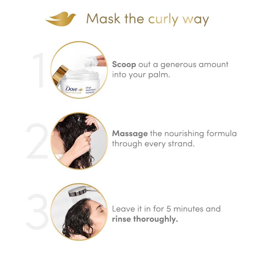 Dove Beautiful Curls Deep Moisture Hair Mask - 300 ml