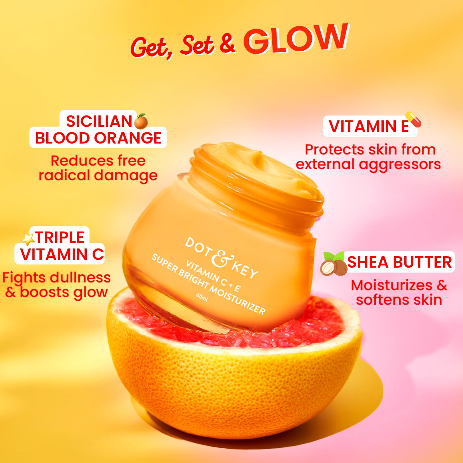 Dot & Key Vitamin C+E Super Bright Moisturizer - 25 ml