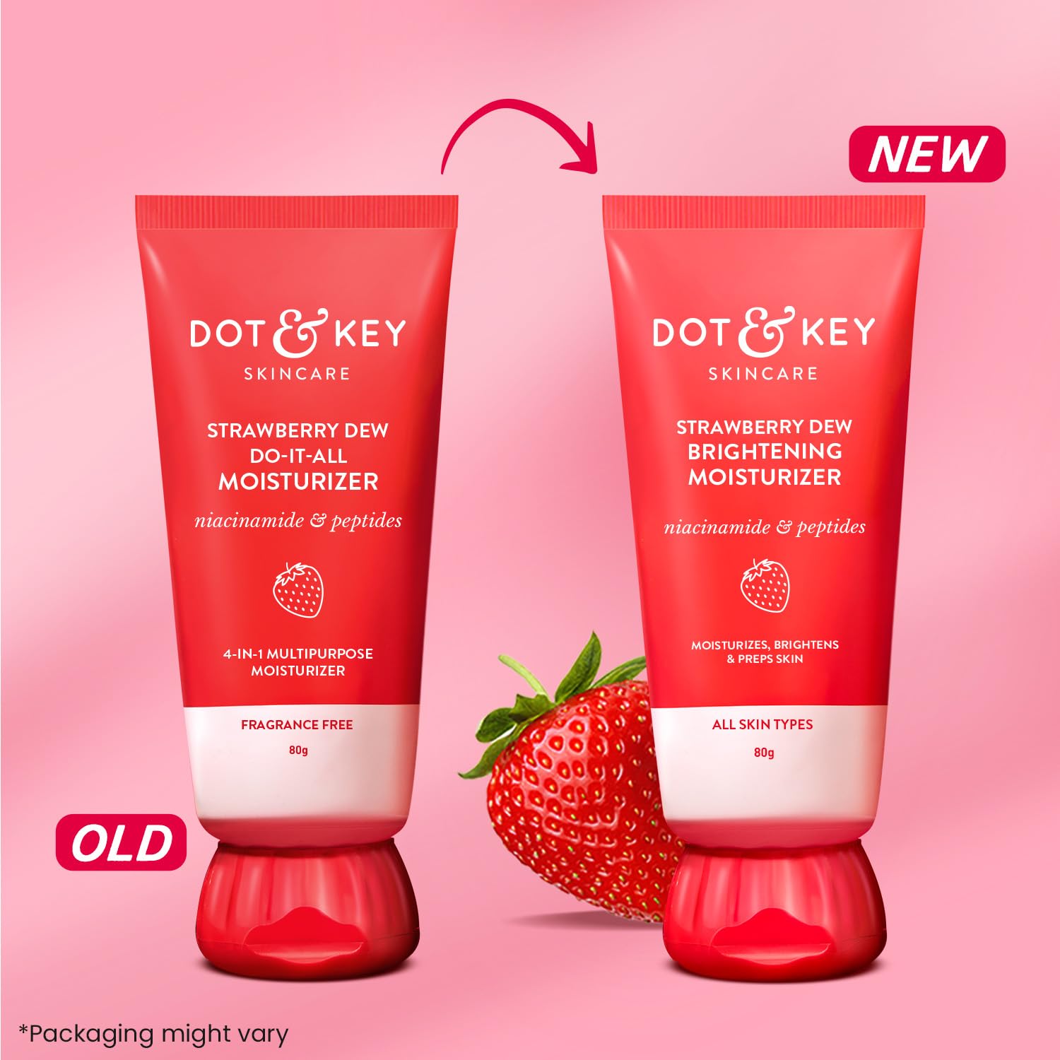 Dot & Key Strawberry Brightening Moisturizer - 80 gm