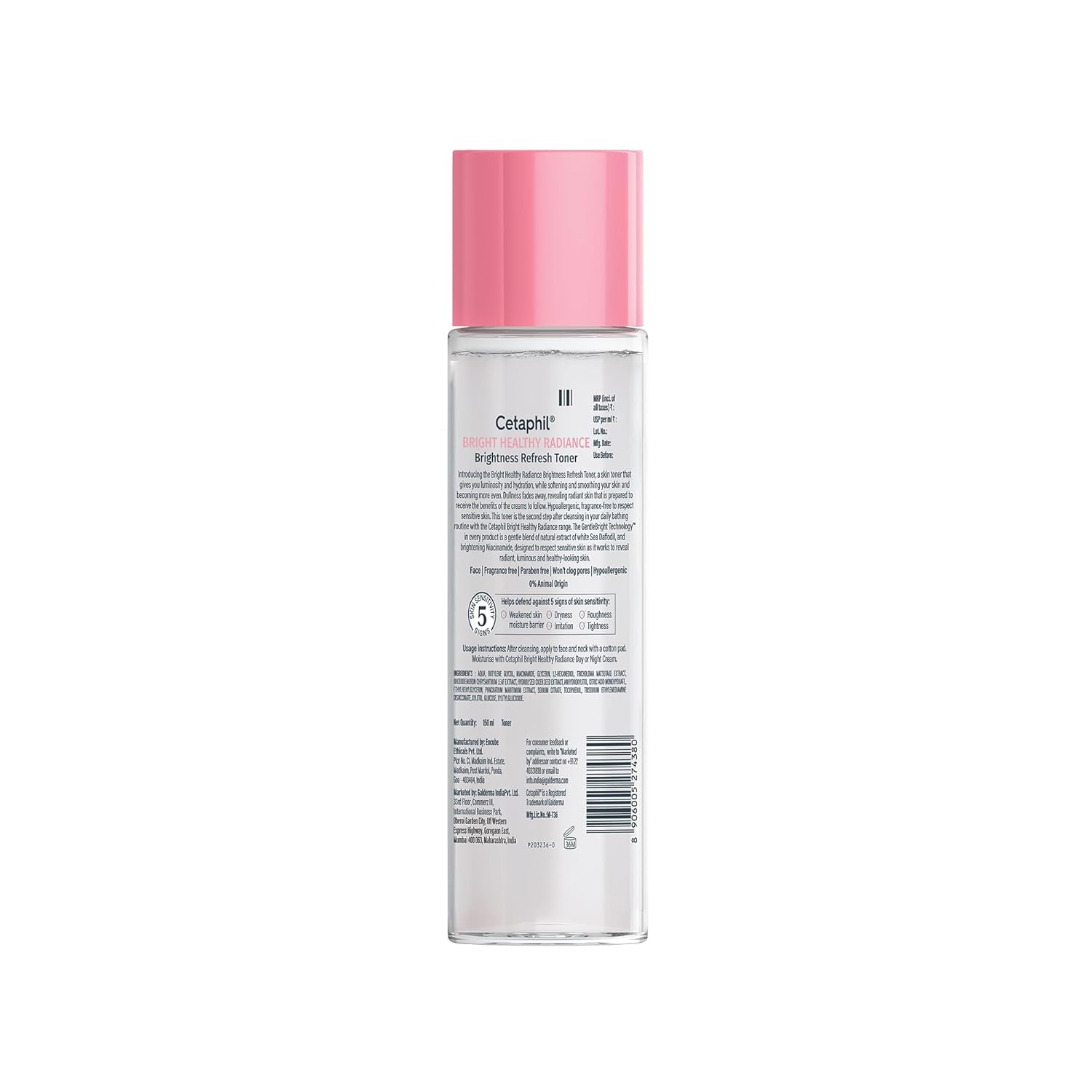 Cetaphil Bright Healthy Radiance Refresh Toner - 150 ml