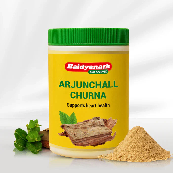Baidyanath Arjunchall Churna – 100 g For heart-related diseases, fractures, overall heart health and functioning