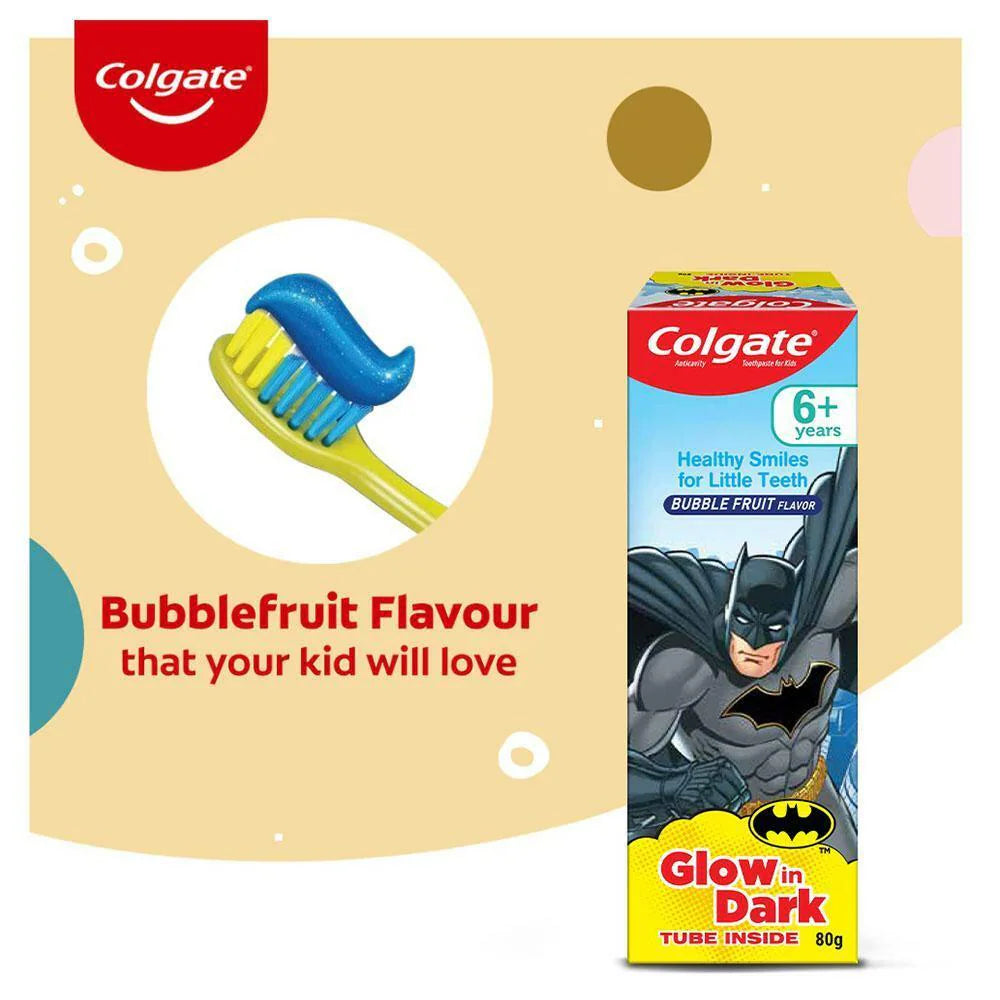 Colgate Batman Bubble Fruit Flavour Kids Toothpaste 80 g (6+Y)