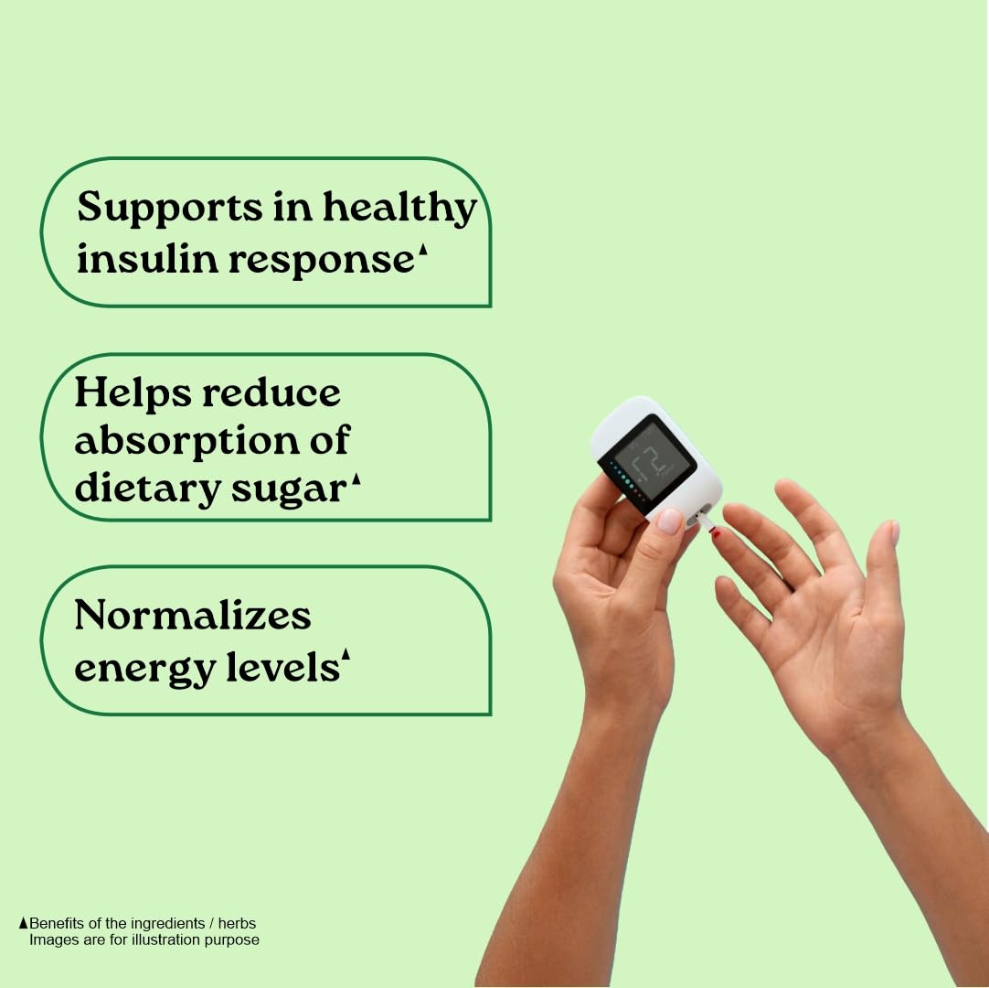 Organic India Sugar Balance Veg 60 Capsule | Supports Healthy Insulin Response