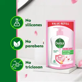 Dettol Skincare Liquid Handwash Refill, 175 ml