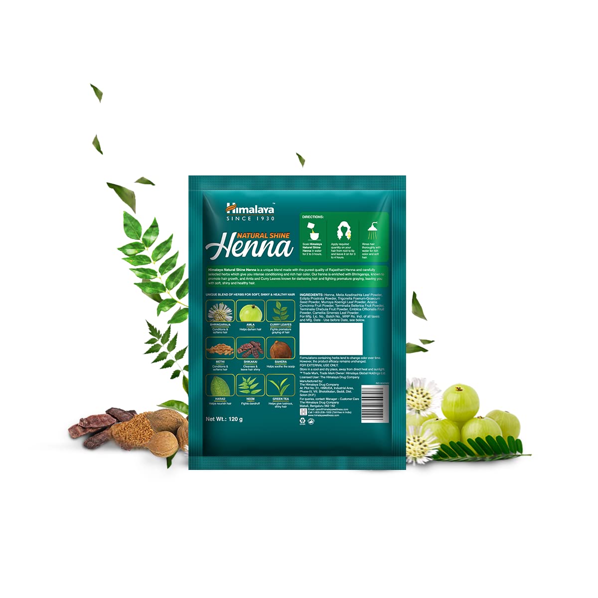 Himalaya Herbals Natural Shine Henna Powder - 50 gm