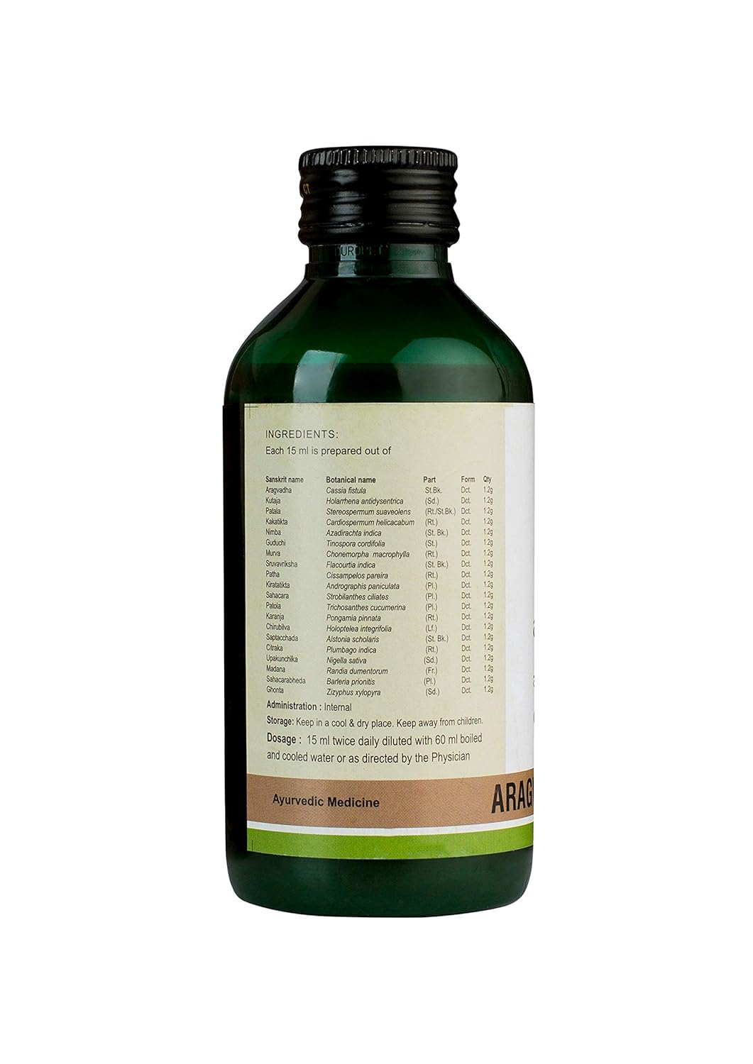 Kerala Ayurveda Aragwadadi Kwath - 200 ml