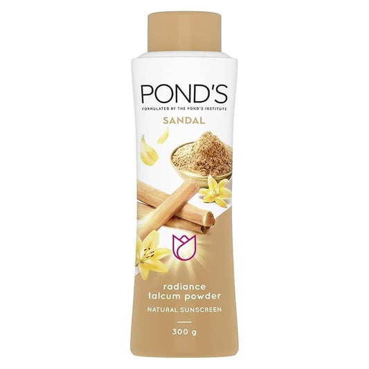 Ponds Sandal Radiance Talc Powder - 300 gm