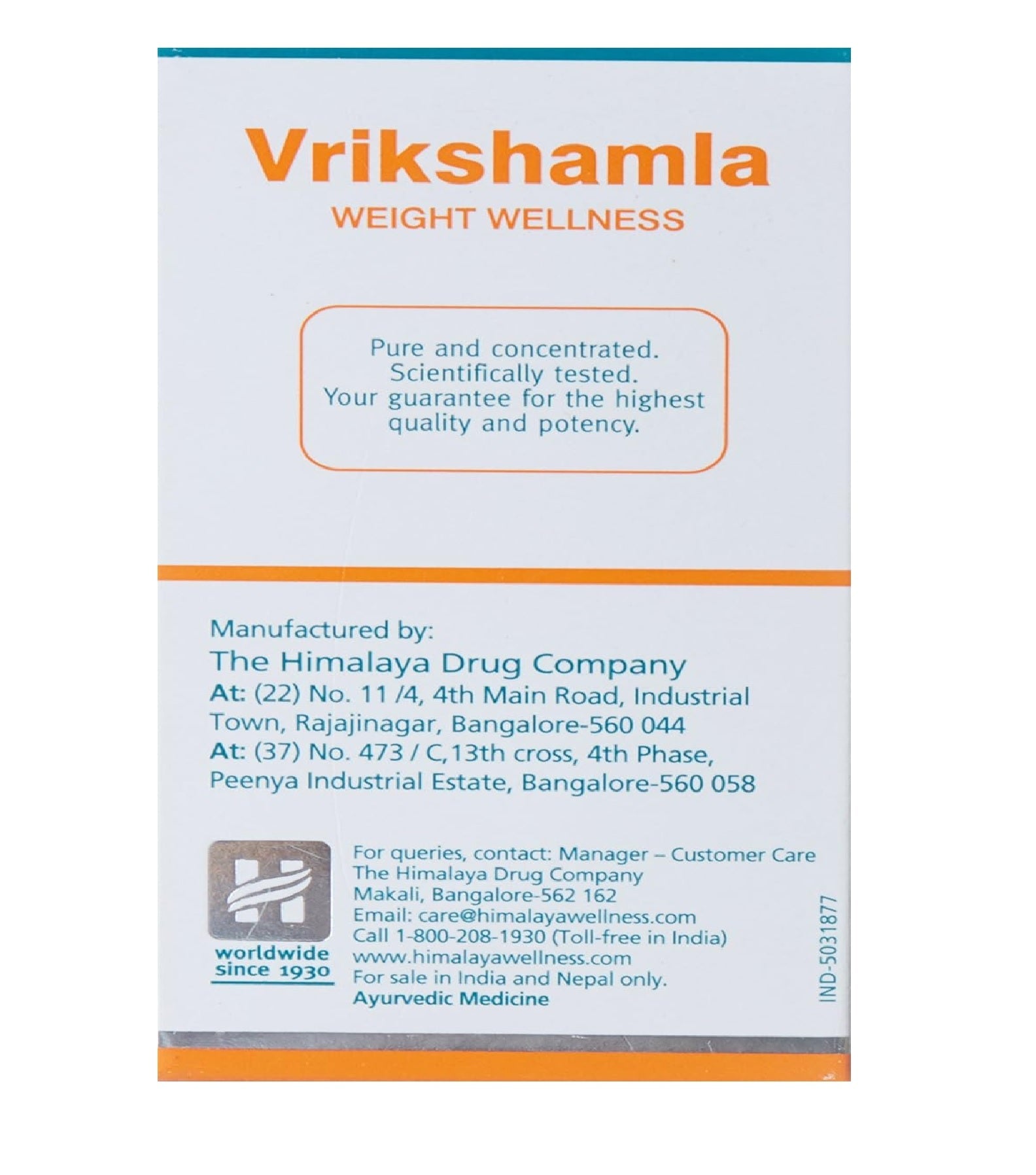 Himalaya Vrikshamla (60 Tablets) – Natural Weight Management Support