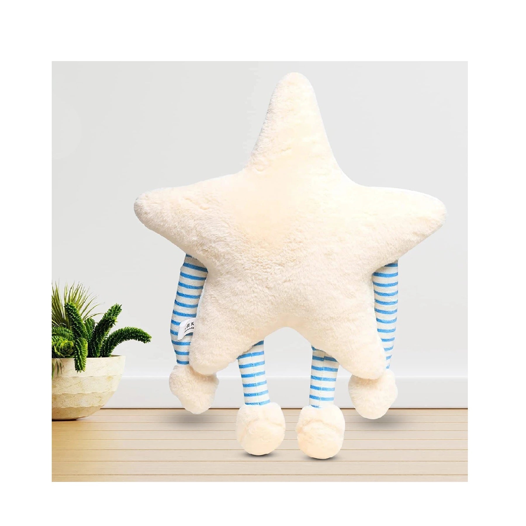 Webby Plush Star Soft Pillow with Arm & Leg Stuffed Soft Toy