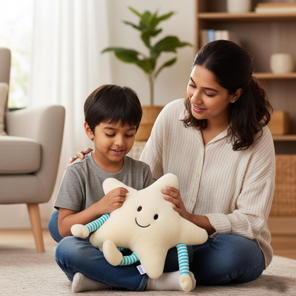 Webby Plush Star Soft Pillow with Arm & Leg Stuffed Soft Toy