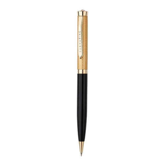 Submarine, 885 Criss Half Gold Premium Metal Body Ball Pen