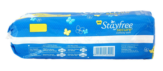 Stayfree Secure Cottony Wings, Regular 6pcs