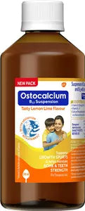 Ostocalcium B12 Suspension (Lemon Lime Flavor Syrup - 200ml)