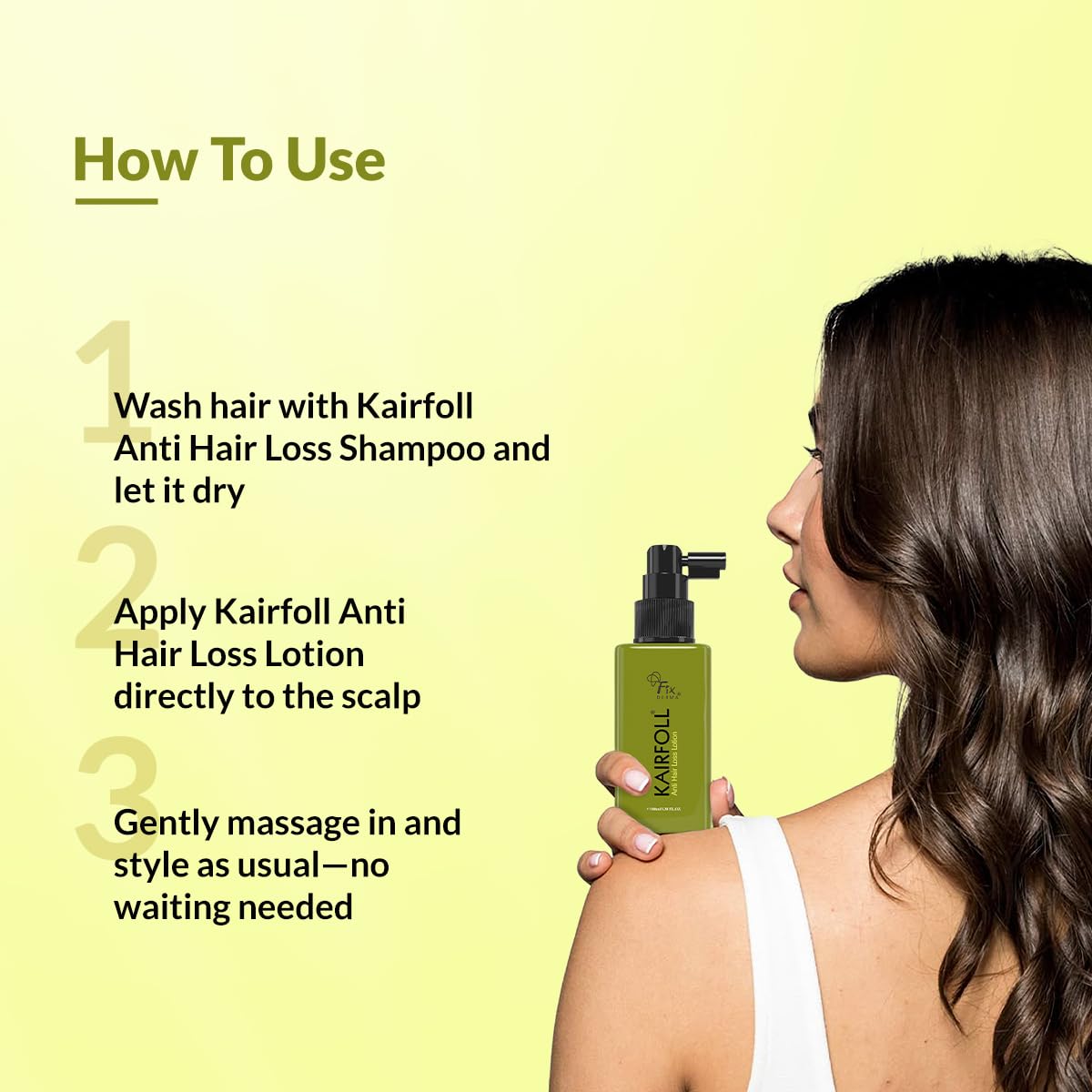 Fixderma Kairfoll Anti Hair Loss Lotion - 100 ml