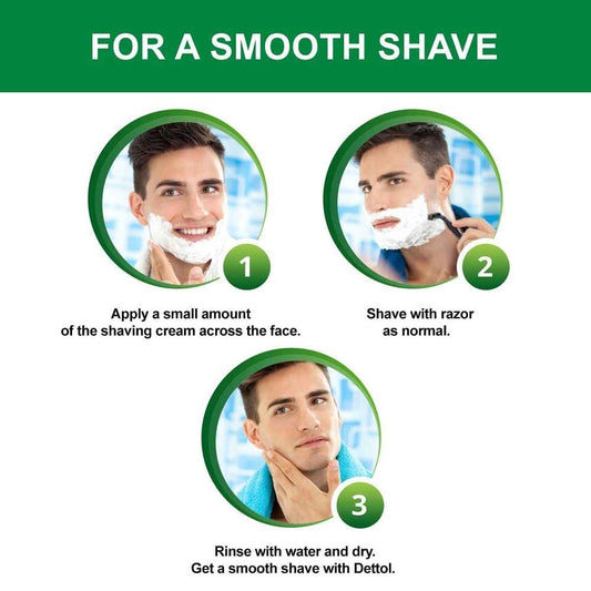 Dettol lather shaving cream 60g+18gfree=78g