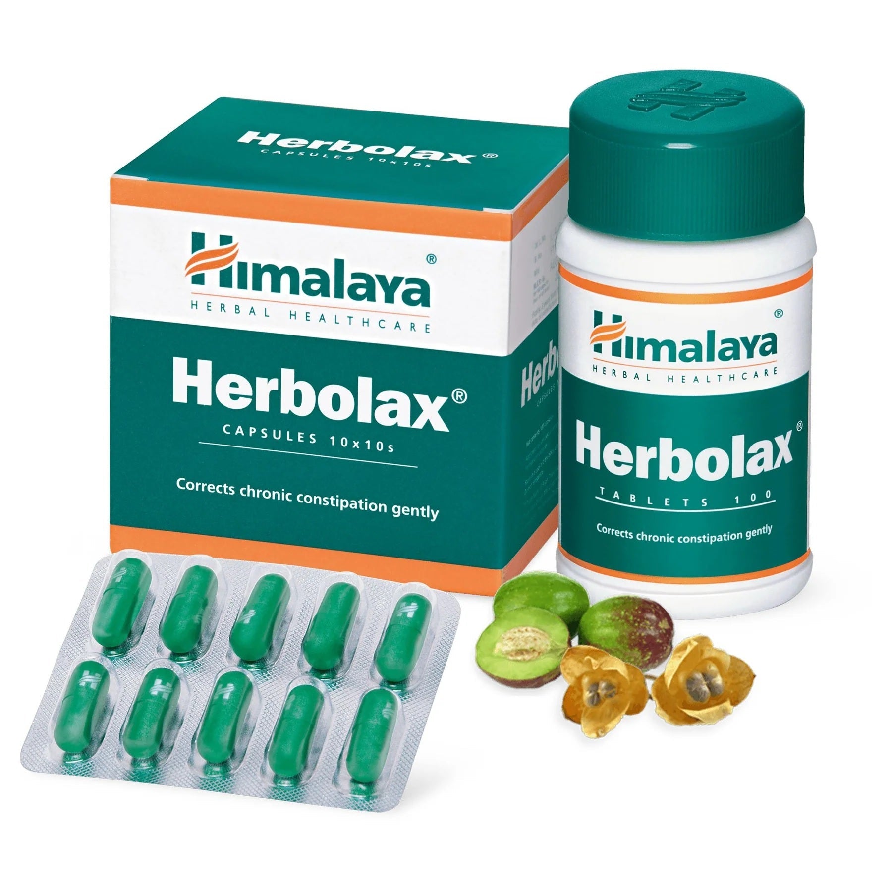 Himalaya Herbals - Herbolax Tablets - Pack of 1 - 100 tabs
