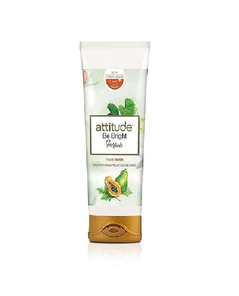 Amway Attitude Be Bright Herbals Exfoliating Face Wash, 100ml