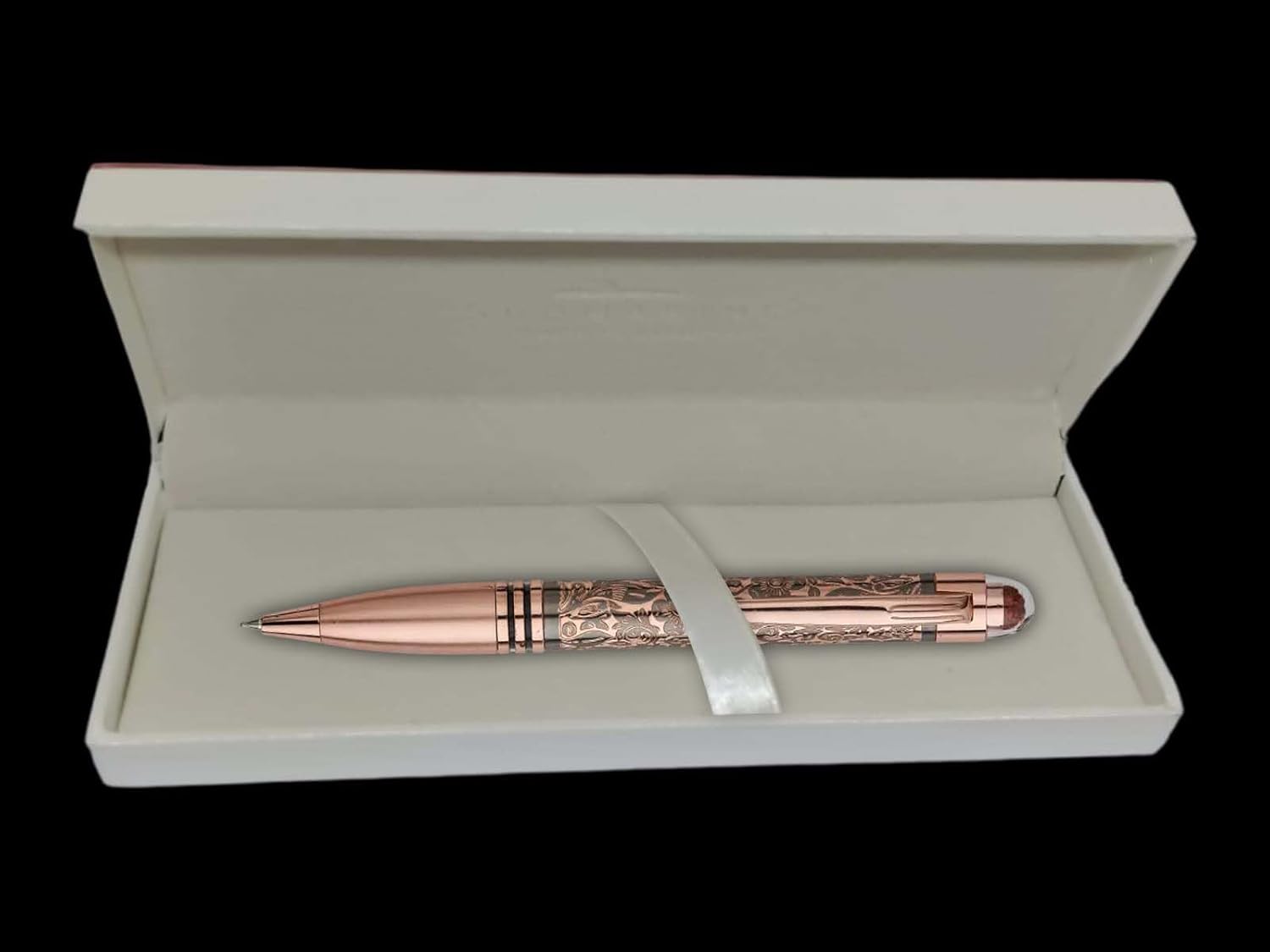 Submarine 1004 Rudraksha Series Premium Gold and rose gold Color Metal Ball pen