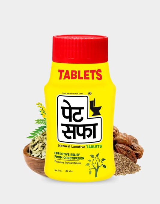 Pet Saffa Tablets | disgetive problems like Acidity, Gas & Bloating - 30 Unit (Pack of 3)
