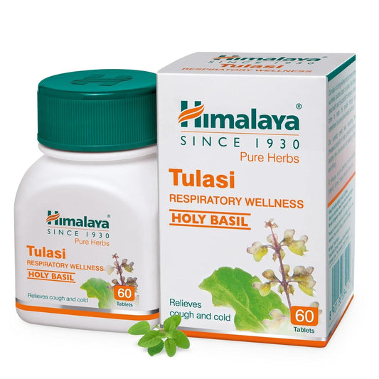 Himalaya Wellness Tulasi Respiratory Wellness - Pack of 1 - 60 tabs