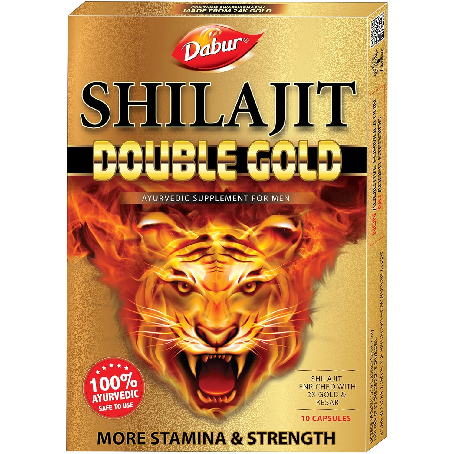 Dabur Sj Double Gold Capsules - 10 caps