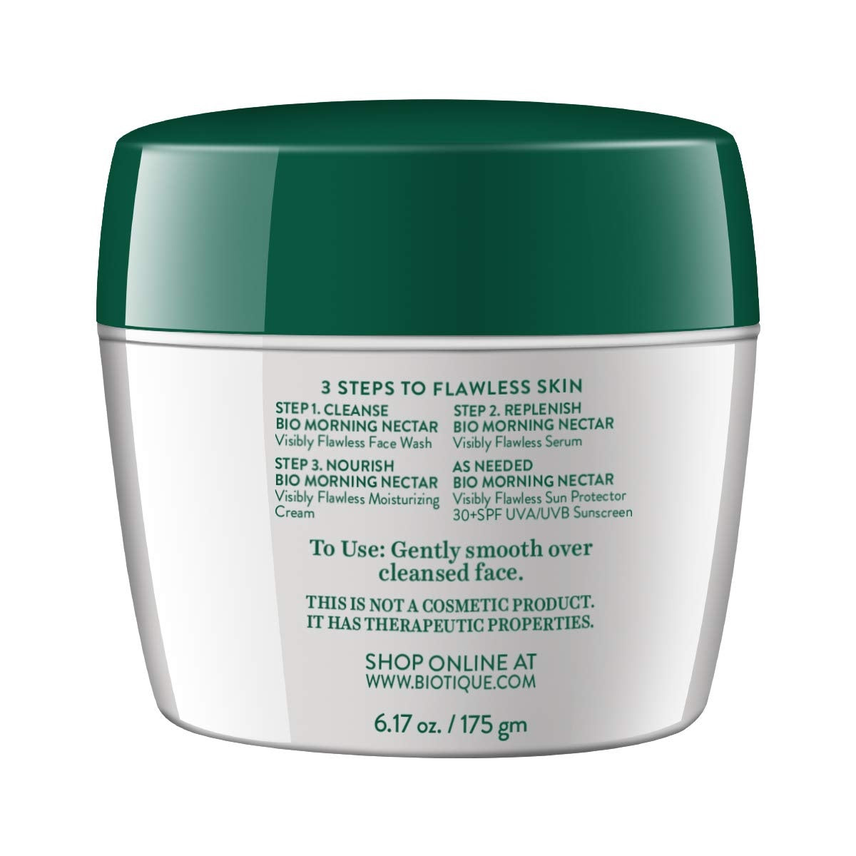 Biotique Advanced Ayurveda Bio Morning Nectar Visibly Flawless Moisturizing Cream - 175 gm