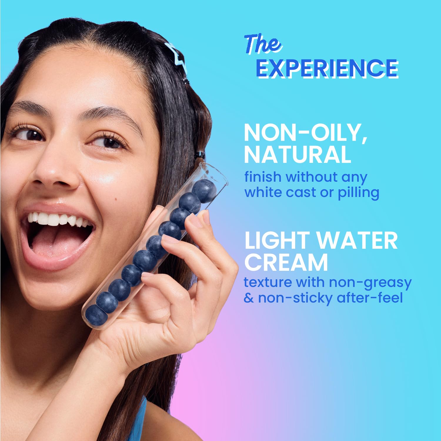 Dot & Key Blueberry Hydrating Barrier Repair Face Sunscreen SPF 50+,PA++++ With Hyaluronic & 5 Ceramides - 80 gm