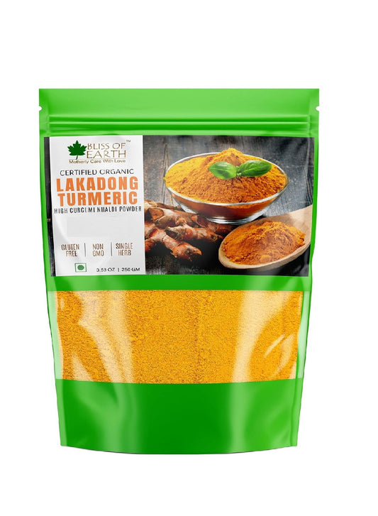 Bliss of Earth Lakadong Turmeric Powder - 250 gm