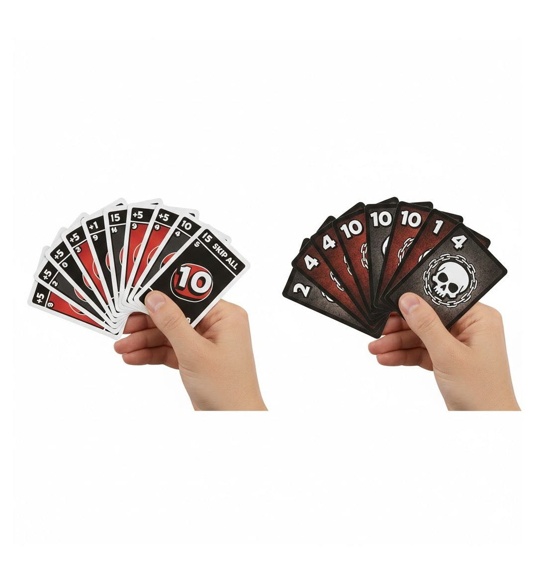 UNO Flip and UNO No Mercy Tin Card Game Combo Play with Friends and Family | Best for Travel