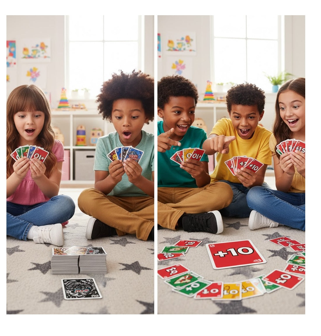UNO Flip and UNO No Mercy Tin Card Game Combo Play with Friends and Family | Best for Travel