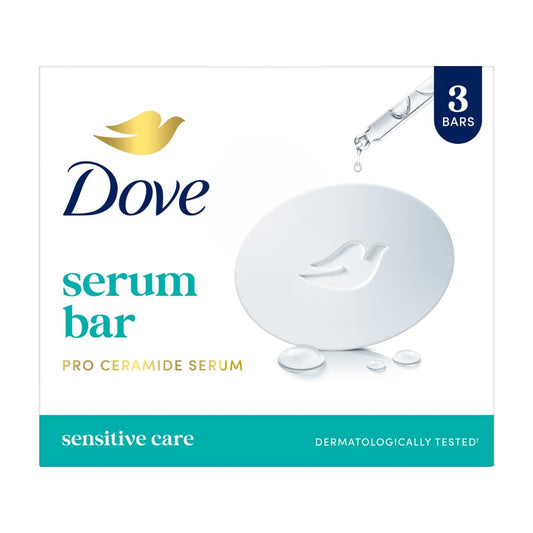 Dove Advanced Sensitive Care Bar With Ceramide And Nutrient Cream - 125 gm - set of 3