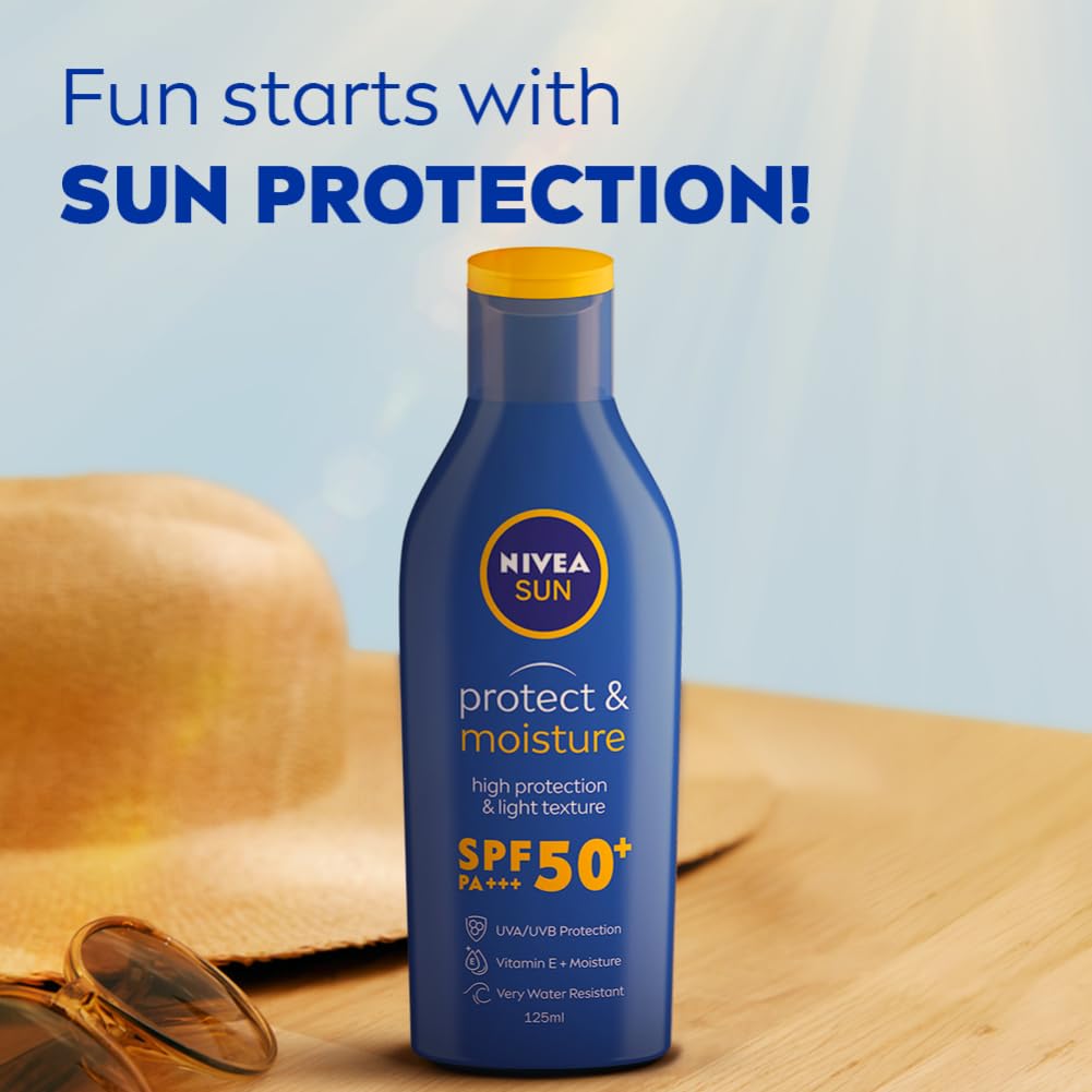 Nivea Protect & Moisture Sun Lotion SPF 50 - 125 ml