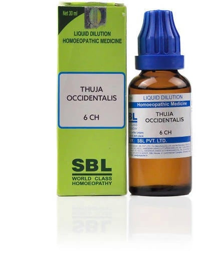 SBL Homeopathy Thuja Occidentalis Dilution - 6 CH - 30 ml
