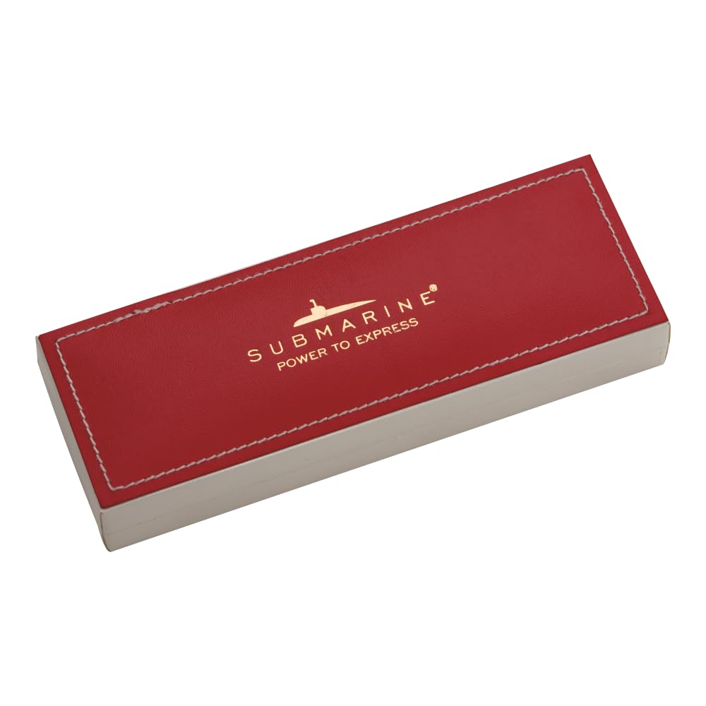 Submarine 1004 Rudraksha Series Premium Gold and rose gold Color Metal Ball pen
