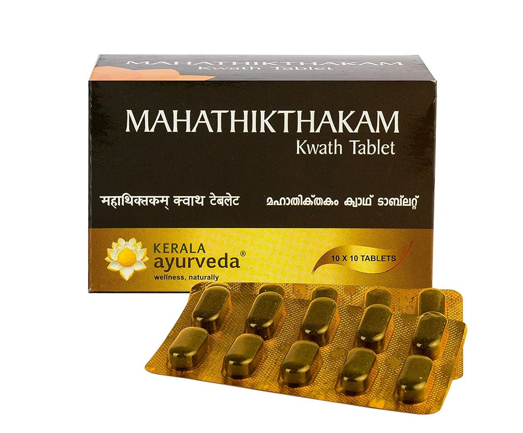Kerala Ayurveda Mahathikthakam Kwath Tablet - 100 tabs