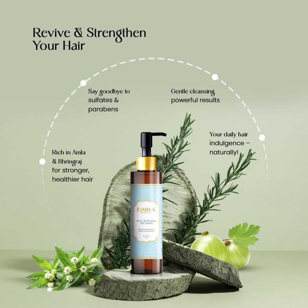 Evaraa Essential Revive & Strengthen Hair Cleanser - 200 ml