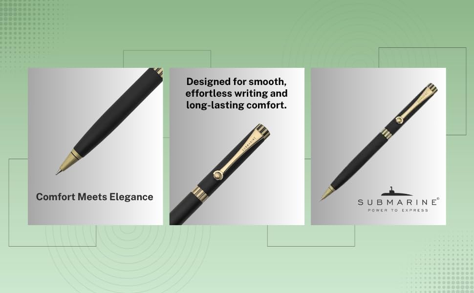 Submarine 1503 Regal Brass Metal Premium Ball Pen
