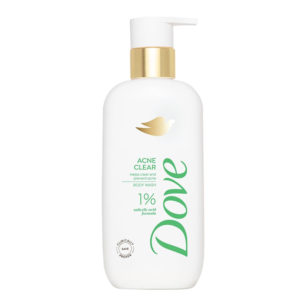 Dove Acne Clear Serum Body Wash with 1% Clearing Serum + Salicylic Acid - 300 ml