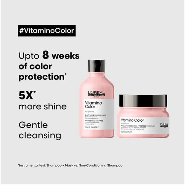 LOreal Professionnel Vitamino Color Shampoo & Hair Mask, Serie Expert - combo - 300ml + 250ml