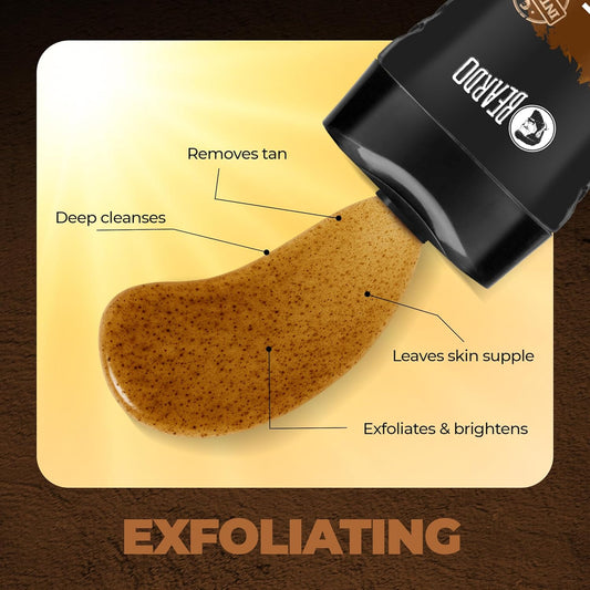 Beardo Detan Exfoliating Body Wash 200ml  | Suitable for Men